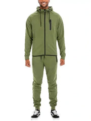 MENS FULL ZIP SWEAT PANT SWEAT SET