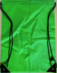 Drawstring Nylon Tote Bags 16"W x 15"H x 2.5"D
