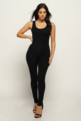 JR18170 DOUBLE SCOOP NECK TANK CATSUIT