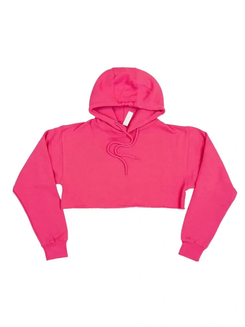 Women's Fleece Perfect Pullover Cropped Hoodie