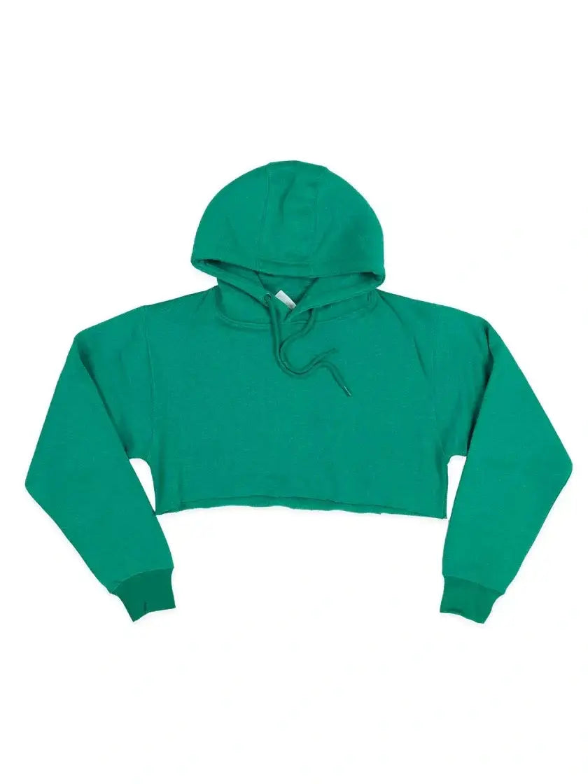 Women's Fleece Perfect Pullover Cropped Hoodie