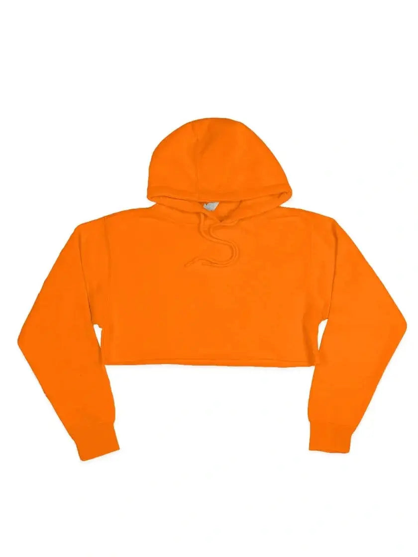 Women's Fleece Perfect Pullover Cropped Hoodie