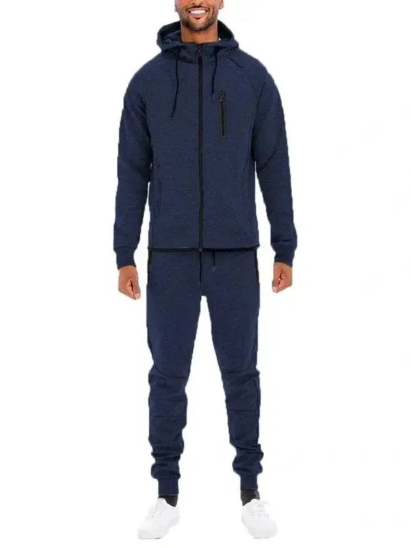 MENS FULL ZIP SWEAT PANT SWEAT SET