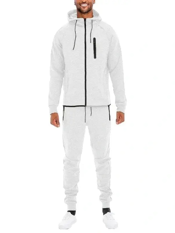 MENS FULL ZIP SWEAT PANT SWEAT SET