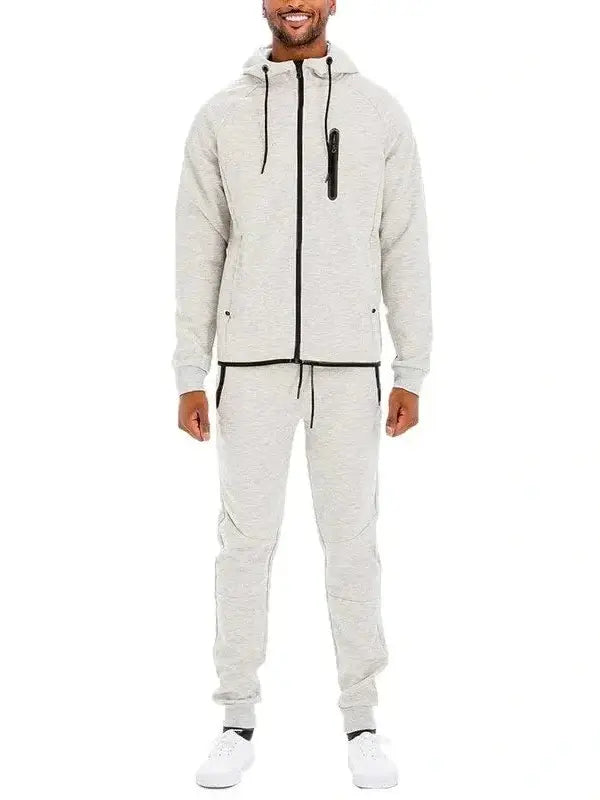 MENS FULL ZIP SWEAT PANT SWEAT SET