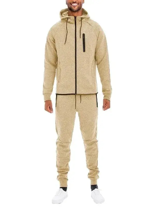 MENS FULL ZIP SWEAT PANT SWEAT SET