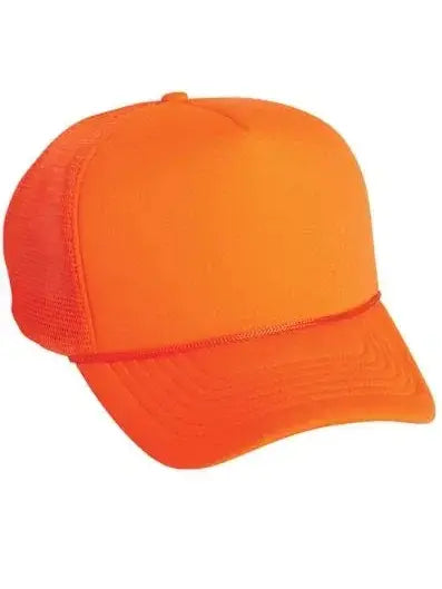 Polyester Foam Front 5-Panel Trucker Hats