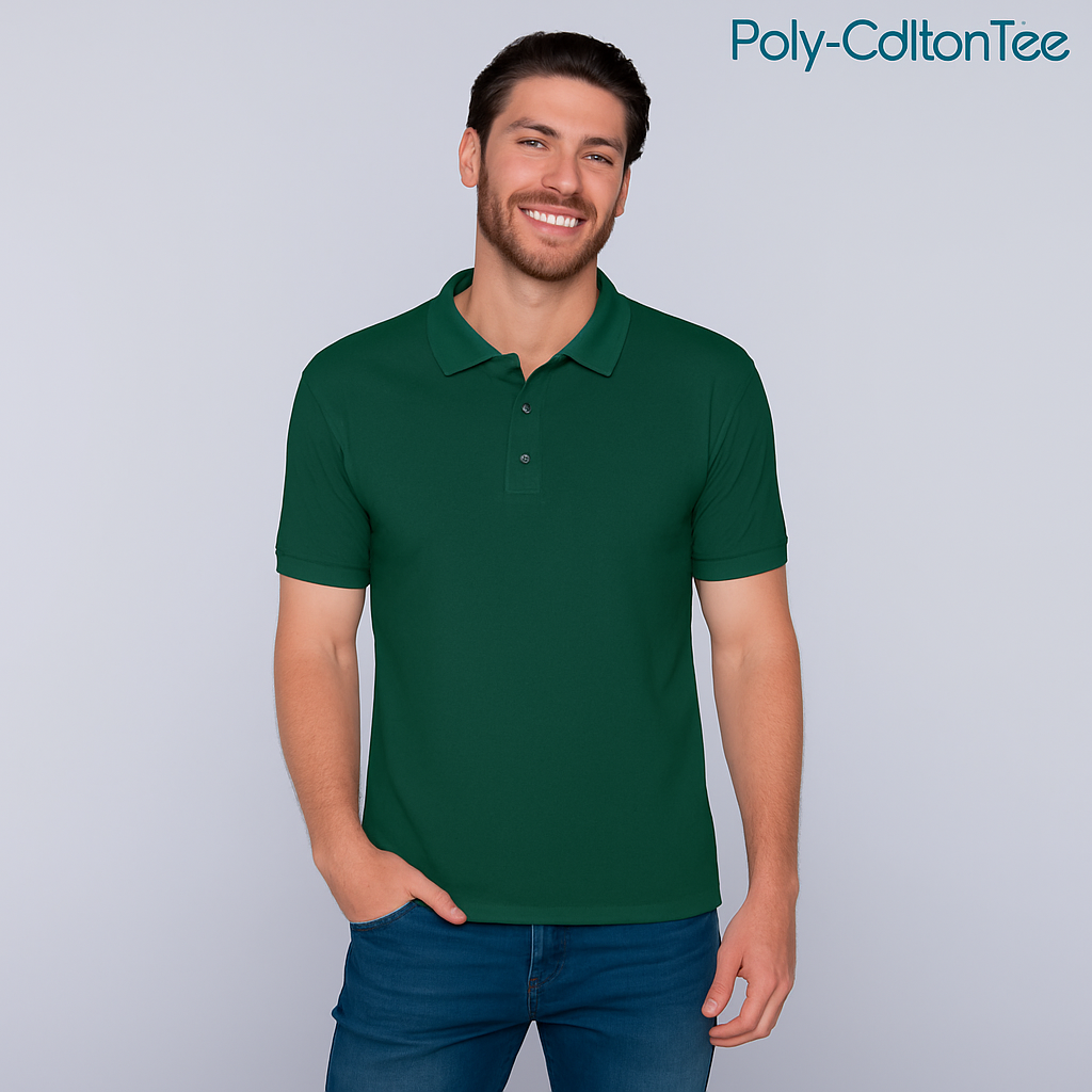 C0550  Adult Unisex 50/50 Polo Shirt