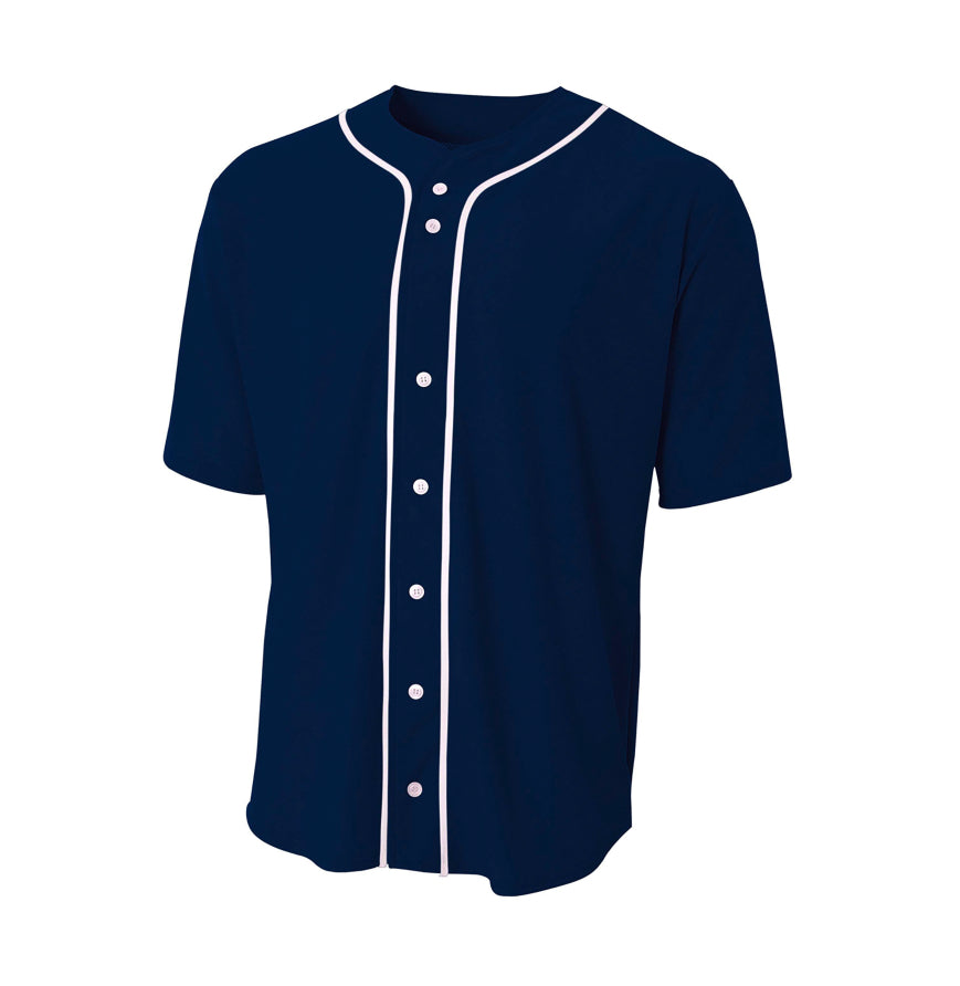 Youth Full Button Custom Baseball Jersey