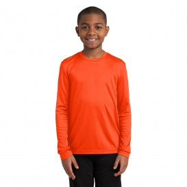 Port & Co™ Youth Long Sleeve Performance Tee