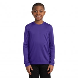 Port & Co™ Youth Long Sleeve Performance Tee