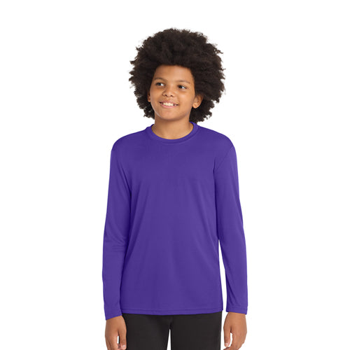 Sport-tek Youth Long Sleeve Performance Tee