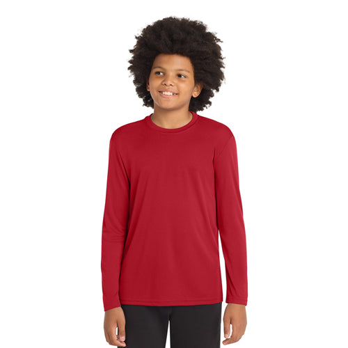Sport-tek Youth Long Sleeve Performance Tee