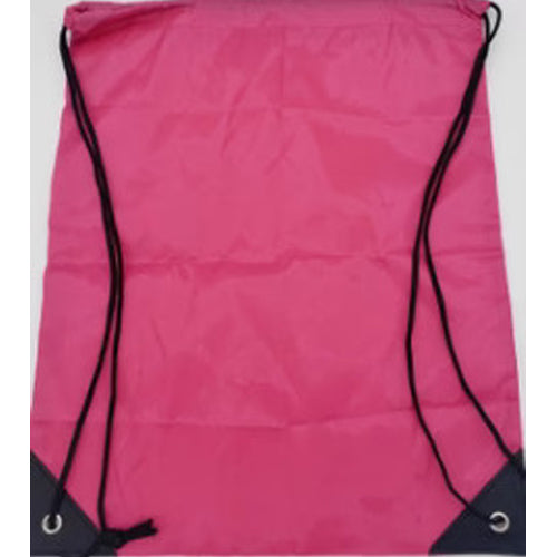 Drawstring Nylon Tote Bags 16"W x 15"H x 2.5"D