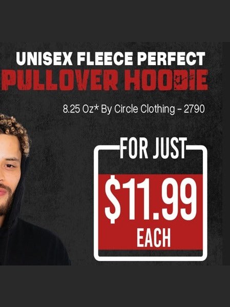 2790 Unisex Fleece Perfect Pullover Hoodie 8.25 Oz*