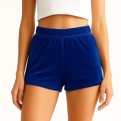 Women's Crushed Velvet Shorts — Super Soft Comfortable Sexy Stretchy dolphin Pants
