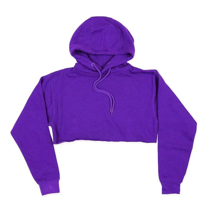 Women's Fleece Perfect Pullover Cropped Hoodie