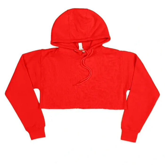 Women's Fleece Perfect Pullover Cropped Hoodie