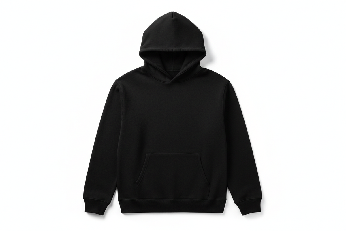 Black hoodie no strip