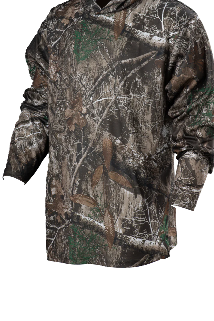 DS-06 OVERALL PRINTED Polymesh Hoodie