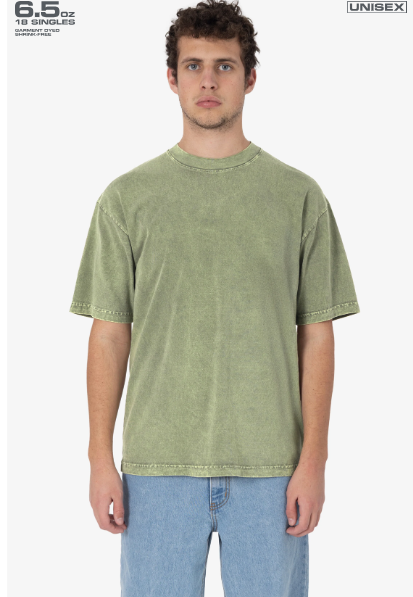 The 1801 - 6.5oz Garment Dye Crew Neck T-Shirt