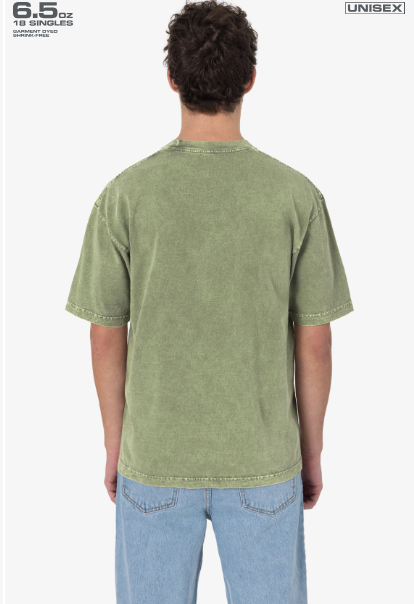 The 1801 - 6.5oz Garment Dye Crew Neck T-Shirt