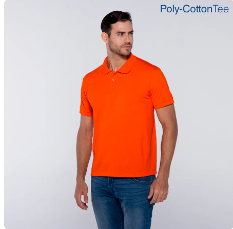 C0550  Adult Unisex 50/50 Polo Shirt