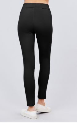 P6281XL [PLUS] MID-RISE PONTE PANTS
